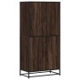 Aparador alto madera de ingeniería marrón roble 68x35x139 cm de , Aparadores - Ref: Foro24-3300834, Precio: 128,43 €, Descuen...