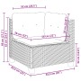 Set sofás de jardín 7 piezas y cojines ratán sintético beige de , Conjuntos de jardín - Ref: Foro24-3261739, Precio: 517,80 €...