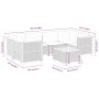 Set sofás de jardín 7 piezas y cojines ratán sintético beige de , Conjuntos de jardín - Ref: Foro24-3261745, Precio: 517,80 €...