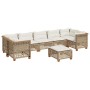Set de sofás de jardín y cojines 8 piezas ratán sintético beige de , Conjuntos de jardín - Ref: Foro24-3261766, Precio: 696,1...