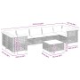 Set de sofás de jardín y cojines 8 piezas ratán sintético beige de , Conjuntos de jardín - Ref: Foro24-3261766, Precio: 696,1...