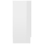 Vitrina de madera contrachapada blanco brillo 120x30,5x70 cm de vidaXL, Aparadores - Ref: Foro24-802792, Precio: 104,22 €, De...