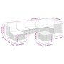 Set de sofás de jardín y cojines 8 piezas ratán sintético beige de , Conjuntos de jardín - Ref: Foro24-3261931, Precio: 557,8...