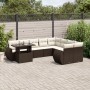 Set de sofás de jardín 10 pzas y cojines ratán sintético marrón de , Conjuntos de jardín - Ref: Foro24-3268773, Precio: 748,1...