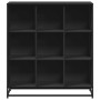 Estantería de madera ingeniería y metal negro 97,5x33x107,5 cm de , Librerías y estanterías - Ref: Foro24-3300860, Precio: 11...