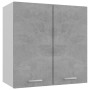 Armario colgante contrachapada gris hormigón 60x31x60 cm de vidaXL, Armarios de cocina - Ref: Foro24-801272, Precio: 59,74 €,...