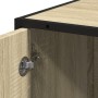 Armario de baño madera y metal roble Sonoma 35x37,5x188,5 cm de , Muebles de baño - Ref: Foro24-3300881, Precio: 142,21 €, De...