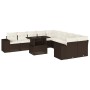 Set de sofás de jardín 11 pzas cojines ratán sintético marrón de , Conjuntos de jardín - Ref: Foro24-3269433, Precio: 791,55 ...