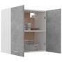 Armario colgante contrachapada gris hormigón 60x31x60 cm de vidaXL, Armarios de cocina - Ref: Foro24-801272, Precio: 59,74 €,...