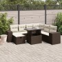 Set sofás de jardín 8 piezas y cojines ratán sintético marrón de , Conjuntos de jardín - Ref: Foro24-3275323, Precio: 587,07 ...