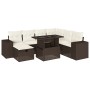 Set sofás de jardín 8 piezas y cojines ratán sintético marrón de , Conjuntos de jardín - Ref: Foro24-3275323, Precio: 587,07 ...