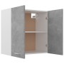 Armario colgante contrachapada gris hormigón 60x31x60 cm de vidaXL, Armarios de cocina - Ref: Foro24-801272, Precio: 59,74 €,...