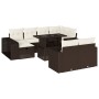 Set de sofás de jardín 11 pzas cojines ratán sintético marrón de , Conjuntos de jardín - Ref: Foro24-3276509, Precio: 694,08 ...