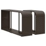 Set de sofás de jardín 11 pzas cojines ratán sintético marrón de , Conjuntos de jardín - Ref: Foro24-3276509, Precio: 694,08 ...