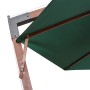 Sombrilla colgante con palo de madera verde 350 cm de , Sombrillas - Ref: Foro24-42965, Precio: 235,41 €, Descuento: %