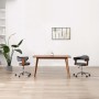 Sillas de comedor girartorias 2 uds madera curvada y tela gris de , Sillas de comedor - Ref: Foro24-3054902, Precio: 275,34 €...