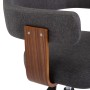Sillas de comedor girartorias 2 uds madera curvada y tela gris de , Sillas de comedor - Ref: Foro24-3054902, Precio: 275,34 €...