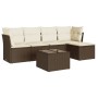 Set sofás de jardín 6 piezas y cojines ratán sintético marrón de , Conjuntos de jardín - Ref: Foro24-3249412, Precio: 377,27 ...