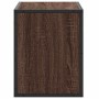 Mueble TV madera ingeniería y metal marrón roble 60x31x39,5 cm de , Muebles TV - Ref: Foro24-848918, Precio: 42,31 €, Descuen...