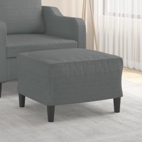 Reposapiés de tela gris oscuro 60x50x41 cm de , Otomanas - Ref: Foro24-349280, Precio: 53,85 €, Descuento: %
