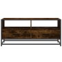 Mesa de centro madera ingeniería metal roble humo 100x50x45 cm de , Mesas de centro - Ref: Foro24-848786, Precio: 97,93 €, De...