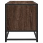 Mueble TV metal y madera ingeniería marrón roble 80x34,5x40 cm de , Muebles TV - Ref: Foro24-848823, Precio: 68,38 €, Descuen...