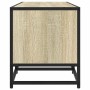 Mueble TV metal y madera ingeniería roble Sonoma 120x35x41 cm de , Muebles TV - Ref: Foro24-848840, Precio: 101,80 €, Descuen...