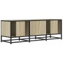 Mueble TV metal y madera ingeniería roble Sonoma 120x35x41 cm de , Muebles TV - Ref: Foro24-848840, Precio: 101,80 €, Descuen...