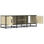 Mueble TV metal y madera ingeniería roble Sonoma 120x35x41 cm de , Muebles TV - Ref: Foro24-848840, Precio: 101,80 €, Descuen...