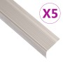 Perfiles de peldaños forma de L 5 uds aluminio champán 67 cm de , Escaleras - Ref: Foro24-146795, Precio: 25,85 €, Descuento: %