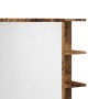 Armario espejo de baño madera envejecida 62,5x20,5x64 cm de , Tocadores de baño - Ref: Foro24-856177, Precio: 74,60 €, Descue...
