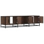 Mueble TV metal y madera ingeniería marrón roble 150x35x41 cm de , Muebles TV - Ref: Foro24-848863, Precio: 106,64 €, Descuen...