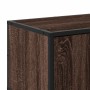 Mueble TV metal y madera ingeniería marrón roble 150x35x41 cm de , Muebles TV - Ref: Foro24-848863, Precio: 106,64 €, Descuen...