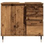 Armario de baño madera de ingeniería envejecida 65x33x60 cm de , Tocadores de baño - Ref: Foro24-857223, Precio: 78,96 €, Des...