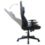 Silla de gaming de cuero sintético negro y azul de vidaXL, Sillones para videojuegos - Ref: Foro24-20502, Precio: 180,36 €, D...