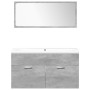 Set muebles de baño 5 piezas madera ingeniería gris hormigón de , Muebles de baño - Ref: Foro24-3324878, Precio: 341,41 €, De...