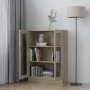 Vitrina de madera contrachapada color roble 82,5x30,5x115 cm de vidaXL, Librerías y estanterías - Ref: Foro24-802753, Precio:...