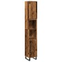 Armario de baño madera de ingeniería envejecida 30x30x190 cm de , Tocadores de baño - Ref: Foro24-857202, Precio: 103,94 €, D...