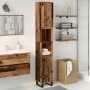 Armario de baño madera de ingeniería envejecida 30x30x190 cm de , Tocadores de baño - Ref: Foro24-857202, Precio: 103,94 €, D...