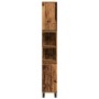 Armario de baño madera de ingeniería envejecida 30x30x190 cm de , Tocadores de baño - Ref: Foro24-857202, Precio: 103,94 €, D...