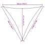 Toldo de vela rojo HDPE 160 g/m² 5x5x5 m de , Sombrillas - Ref: Foro24-311647, Precio: 31,67 €, Descuento: %
