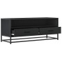 Mueble de TV madera de ingeniería y metal negro 100x34,5x40 cm de , Muebles TV - Ref: Foro24-848814, Precio: 93,17 €, Descuen...