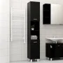 Armario de baño madera contrachapada negro 30x30x179 cm de vidaXL, Muebles de baño - Ref: Foro24-802625, Precio: 76,75 €, Des...
