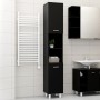 Armario de baño madera contrachapada negro 30x30x179 cm de vidaXL, Muebles de baño - Ref: Foro24-802625, Precio: 75,35 €, Des...