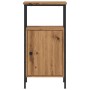 Mesitas noche 2 uds madera ingeniería roble artisan 41x31x80 cm de , Mesitas de noche - Ref: Foro24-857249, Precio: 92,52 €, ...