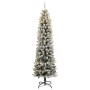 Árbol de Navidad artificial con 300 LEDs y nieve flocada 210 cm de , Arboles de navidad - Ref: Foro24-3315771, Precio: 115,02...