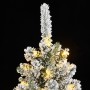 Árbol de Navidad artificial con 300 LEDs y nieve flocada 210 cm de , Arboles de navidad - Ref: Foro24-3315771, Precio: 115,02...