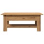Mesa de centro madera ingeniería roble artesanal 102x55x42cm de , Mesas de centro - Ref: Foro24-856797, Precio: 81,00 €, Desc...