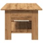 Mesa de centro madera ingeniería roble artesanal 102x55x42cm de , Mesas de centro - Ref: Foro24-856797, Precio: 81,00 €, Desc...