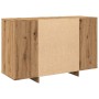 Aparador de madera de ingeniería roble artisan 120x41x75 cm de , Aparadores - Ref: Foro24-856795, Precio: 198,33 €, Descuento: %